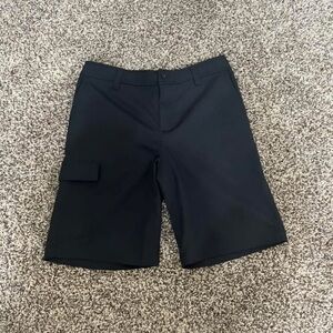 Boy Black Golf Shorts